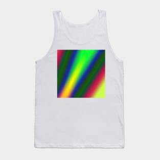 blue green red yellow  texture abstract design Tank Top